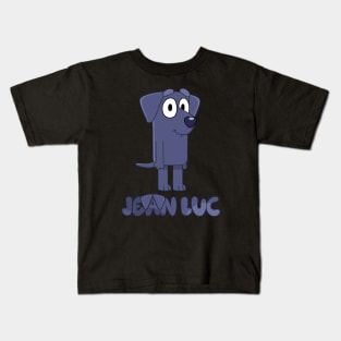 Jean-Luc is dark blue Kids T-Shirt